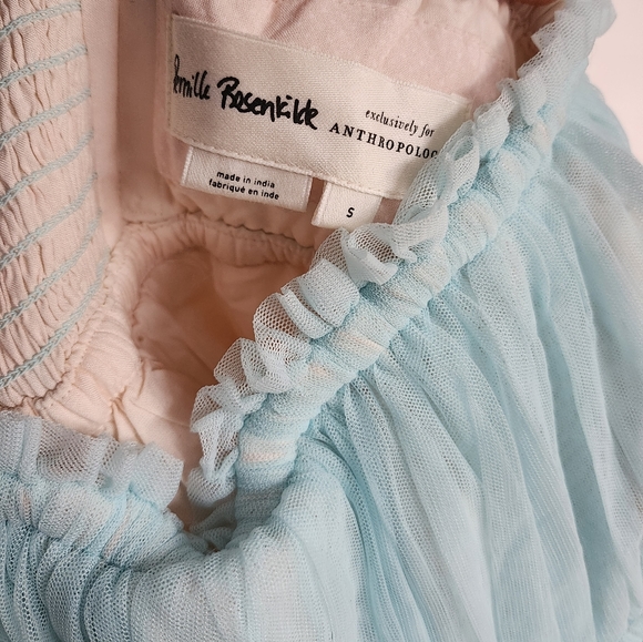 NWT Pernille Rosenkilde Strapless Tiered Tulle Dress - Picture 8 of 9